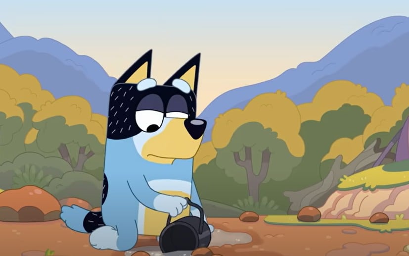 Bluey juega a ser granjera