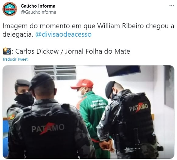 Traslado de William Ribeiro