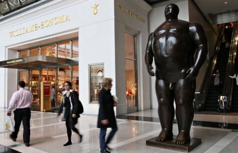 El Adán de Botero en Nueva York.
