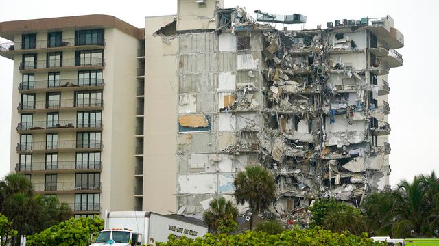 Derrumbe de edificio en Miami