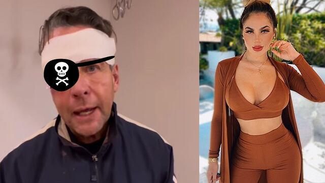 Alfredo Adame golpeado y Magaly Chávez.