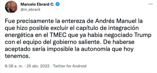 Marcelo Ebrard defiende a AMLO de Donald Trump