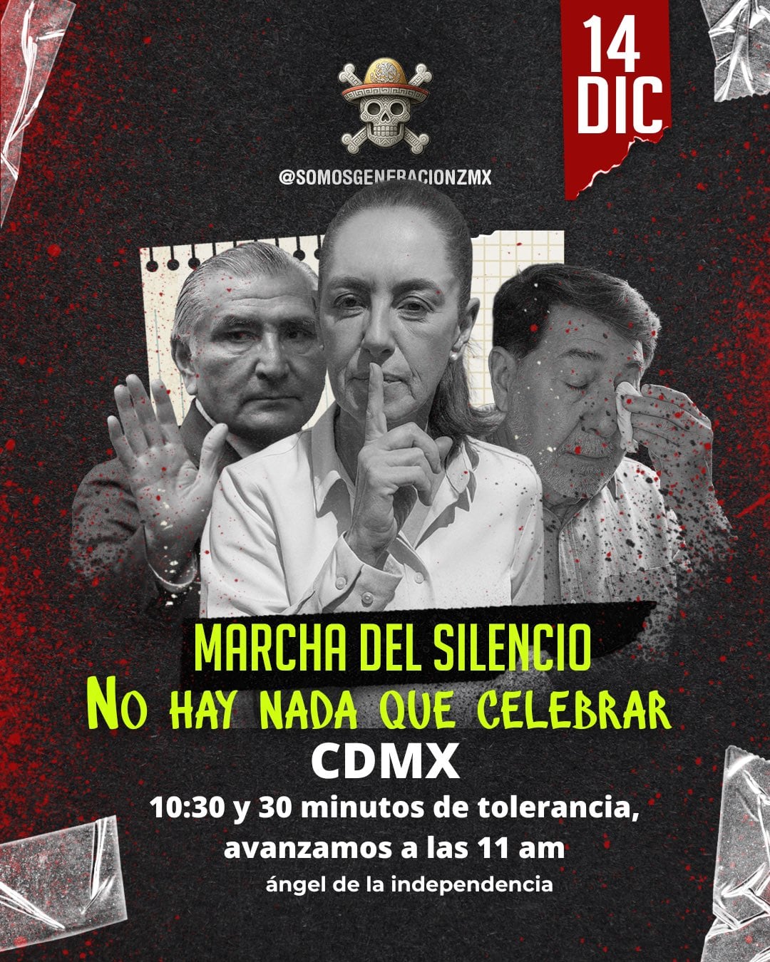 Marcha de la Generación Z del 14 de diciembre