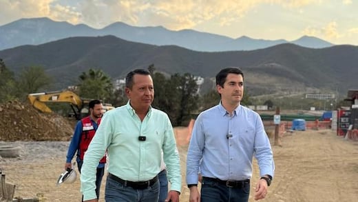 Monterrey avanza en túnel del Circuito Vial Huajuco para mejorar movilidad