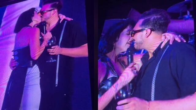 El besote de Susana Zabaleta a Ricardo Pérez