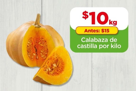 Ofertas de tianguis de frutas y verduras en Bodega Aurrerá