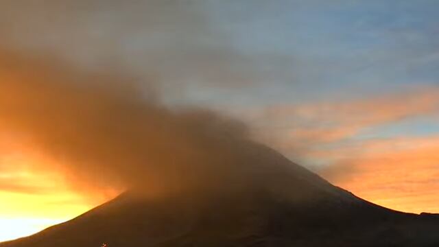 Volcán Popocatépetl el 4 de diciembre