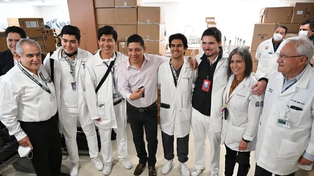 Hospital Central de San Luis Potosí recibe nuevo equipo médico y mobiliario