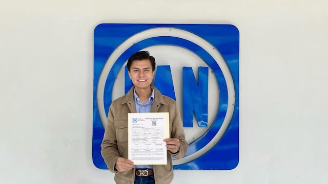 Javier Albarrán, militante del PAN