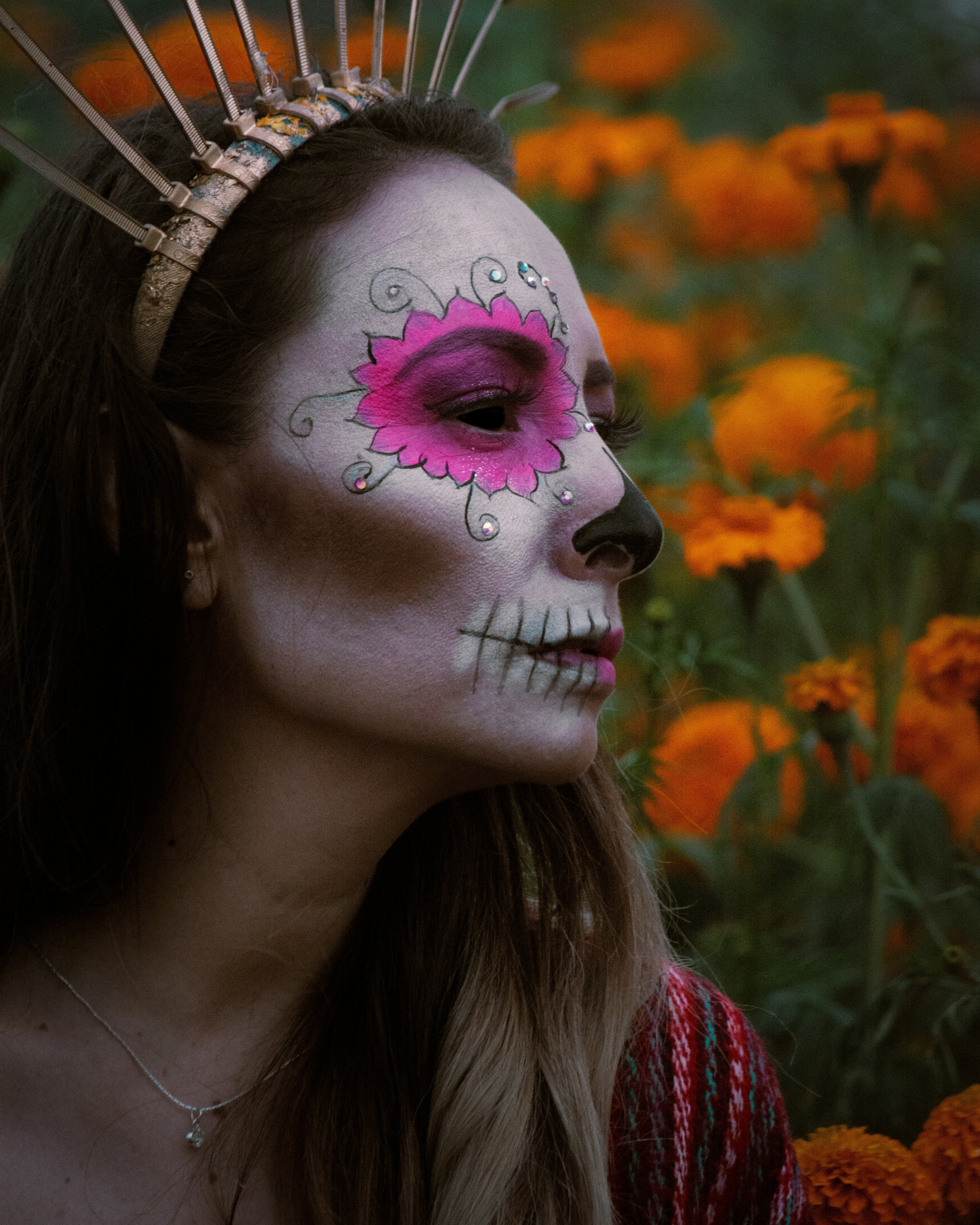 Disfraz de Catrina en Día de Muertos