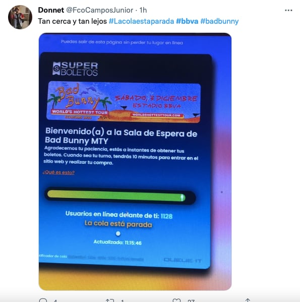 ¿Querías ver a Bad Bunny en Monterrey? Ya se agotaron los boletos