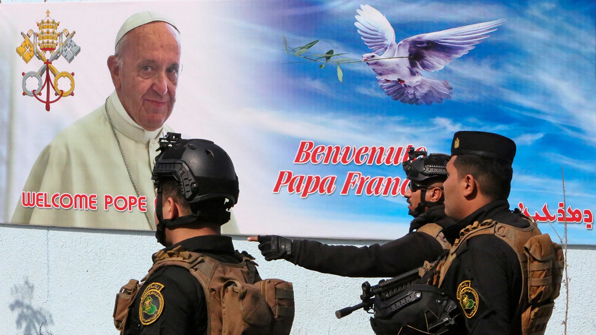 Por primera vez un papa visitará Irak; Francisco tendrá gira de 3 días