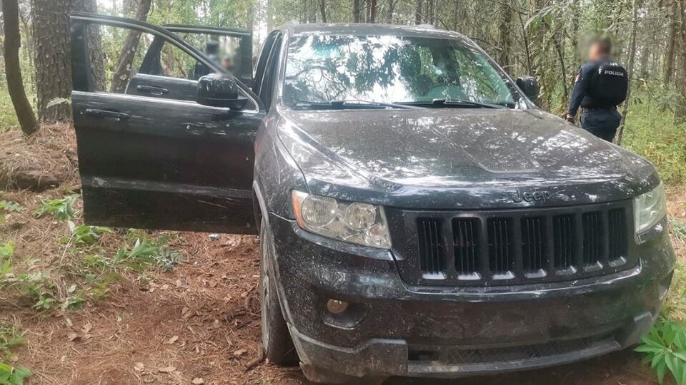 Una camioneta Jeep fue asegurada durante el operativos Despliegue Estratégico, Visible y Eficaz en Amanalco.