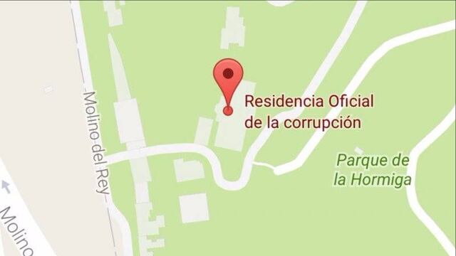 Renombran a Los Pinos, Residencia Oficial de la Corrupción
