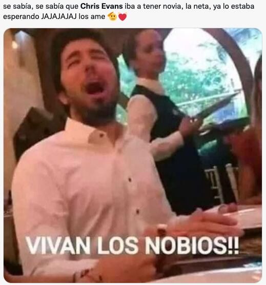 Memes de Chris Evans y su nueva novia