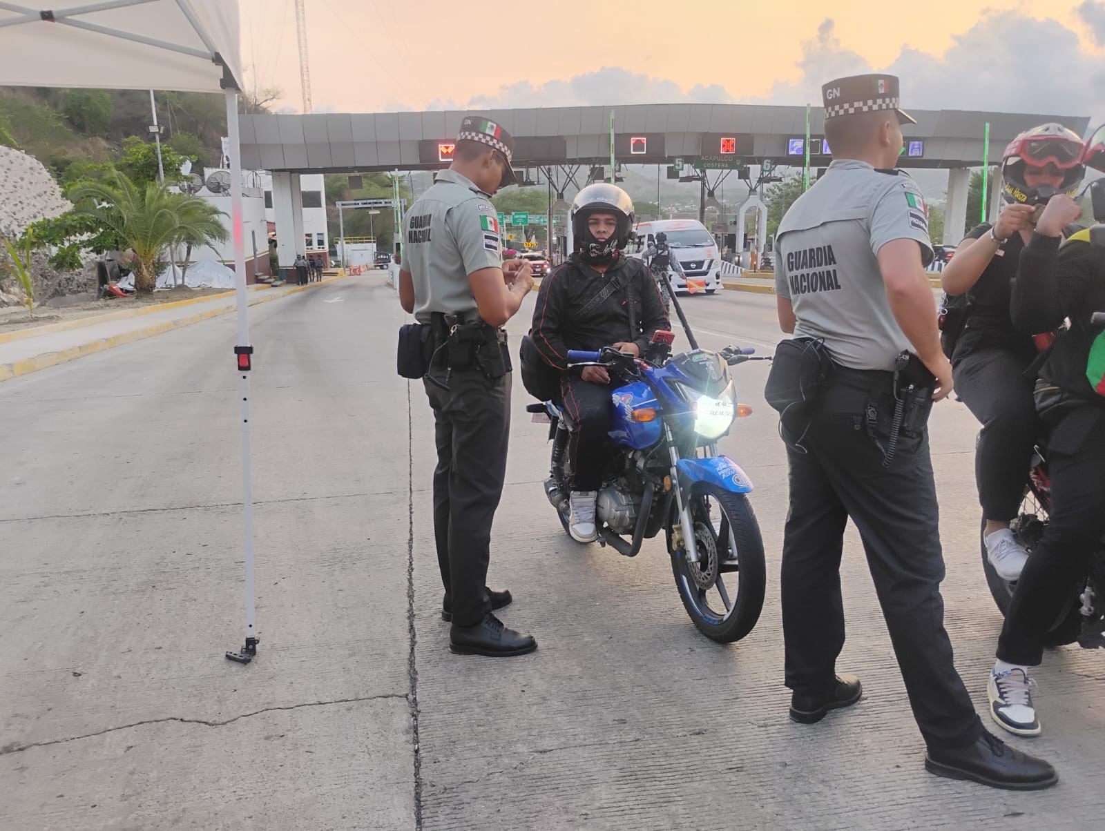 El operativo en Acapulco dejó saldo blanco tras la llegada de motociclistas