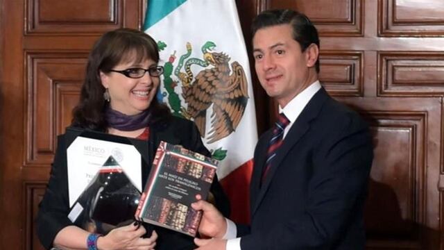 María Elena Álvarez-Buylla y Enrique Peña Nieto