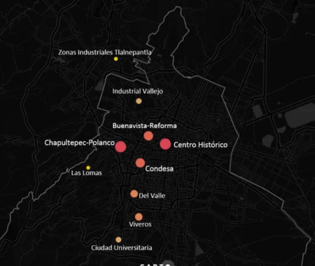Las 10 colonias que concentran a miles de trabajadores diarios