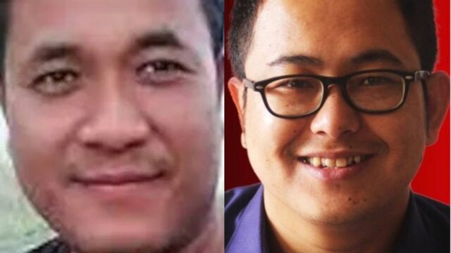 Dos hombres en prisión en la India