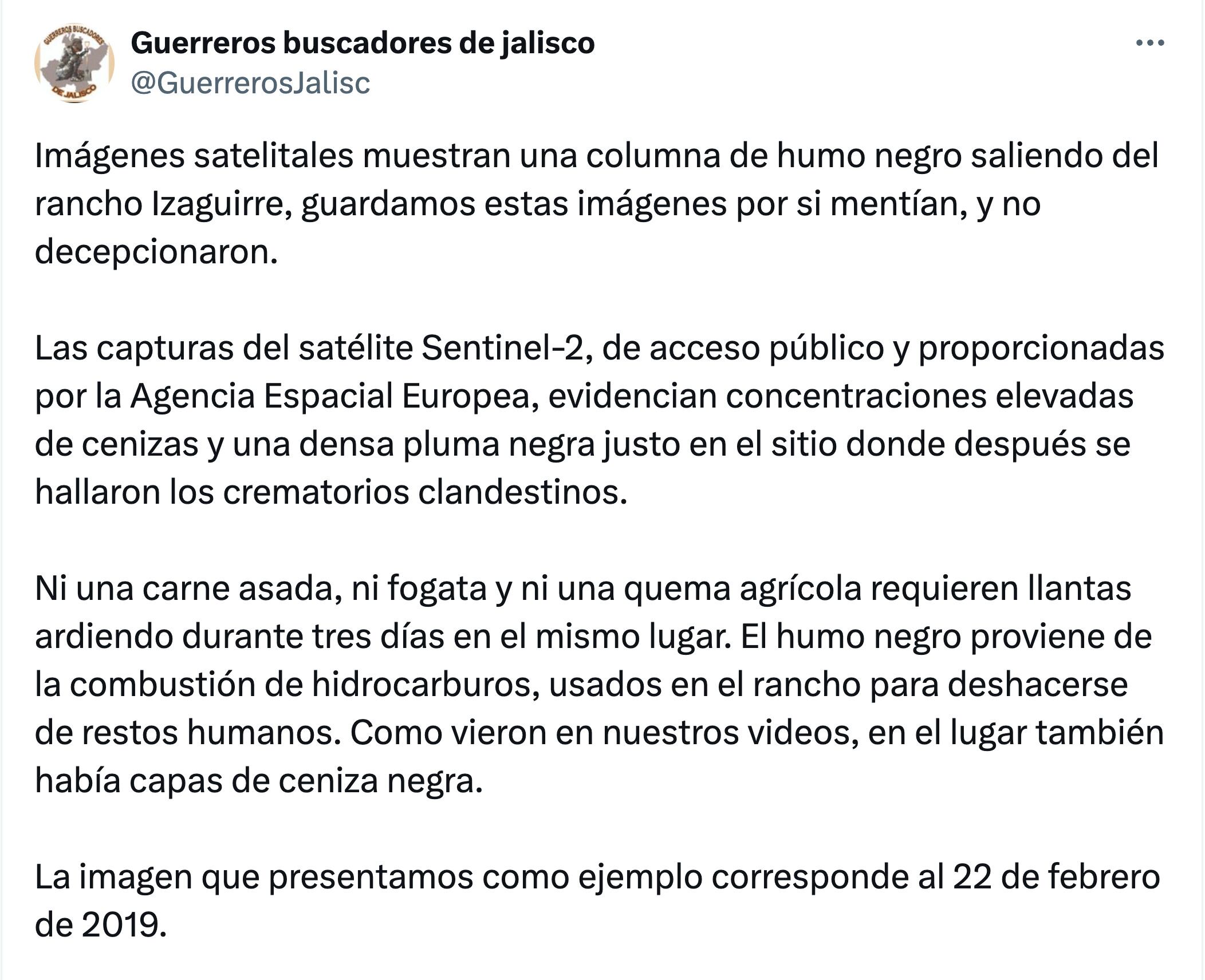 Guerreros Buscadores sobre informes