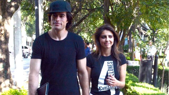 Danilo Carrera y Michelle Renaud.