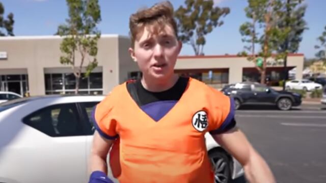 Youtuber fracasa al tratar de entrenar como Goku