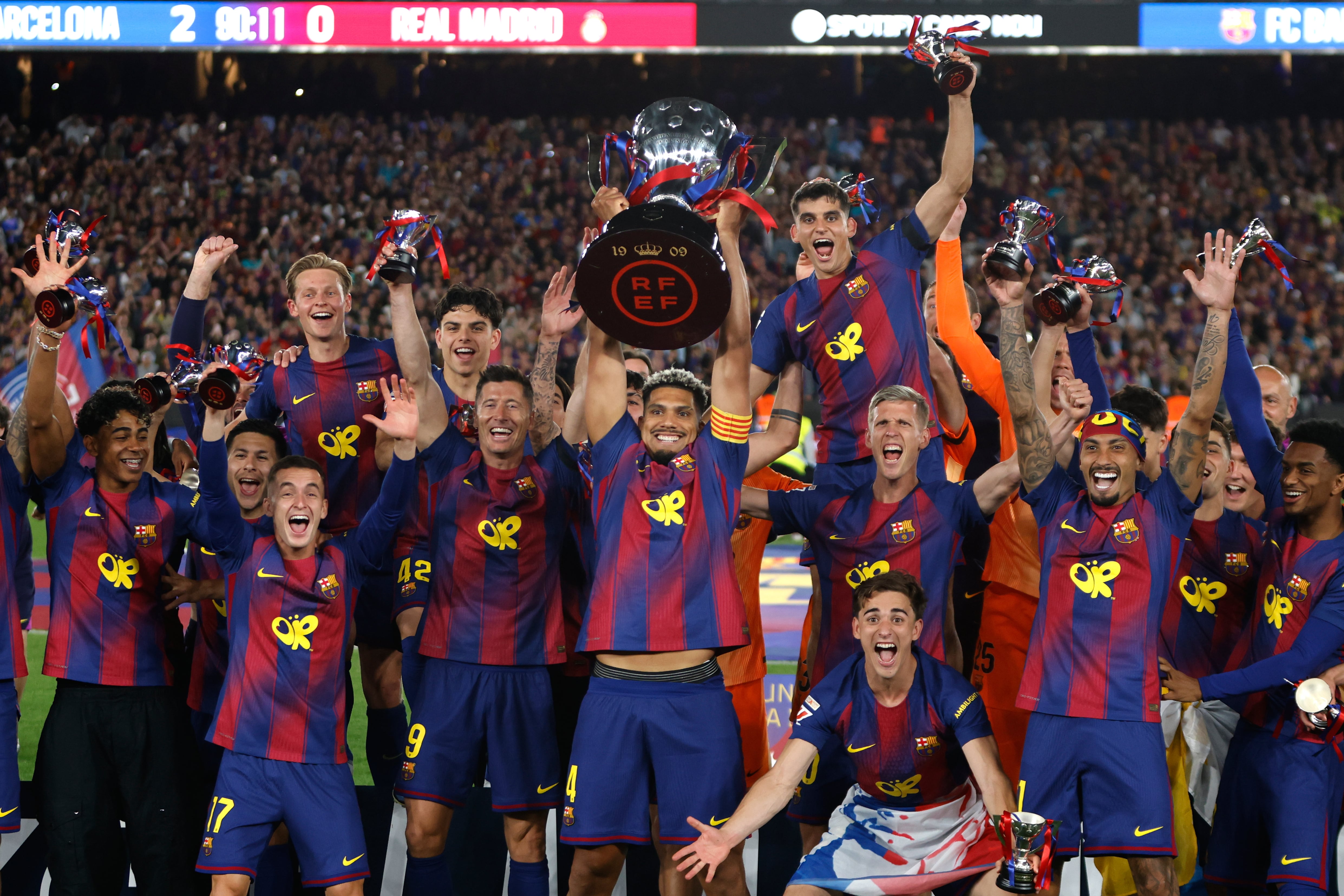 ¿Cuántos títulos tiene el FC Barcelona tras ganar LaLiga 2025-26?