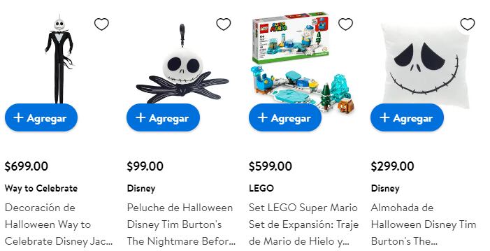 Productos de ‘El Extraño Mundo de Jack’ en Walmart