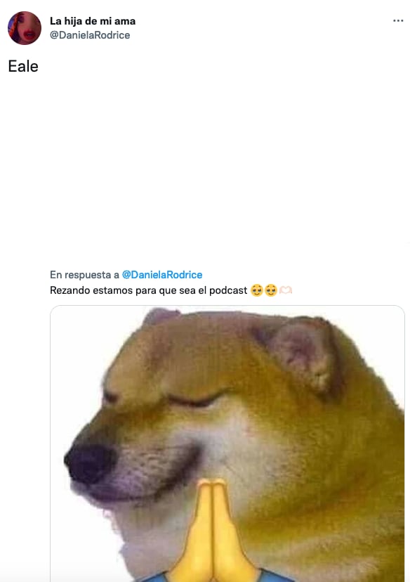 Creen que Daniela Rodrice volverá con su podcast Eale.