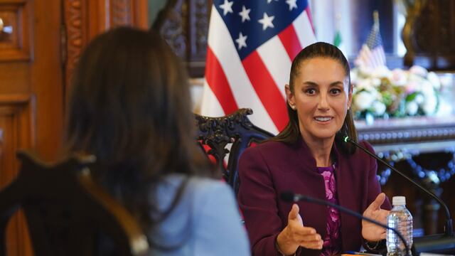 Kristi Noem y Claudia Sheinbaum sostuvieron una reunión en Palacio Nacional