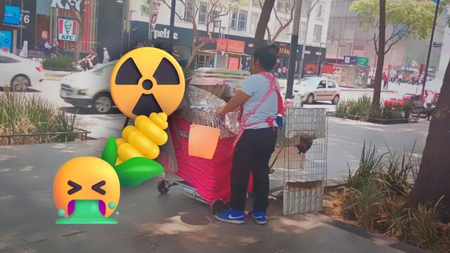 Con esta agua hierven los elotes que venden en la Alameda Central CDMX