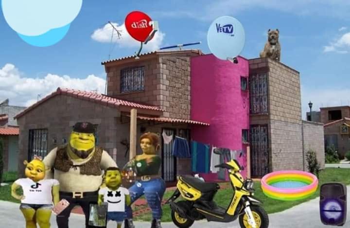 Meme familia Shrek buchona