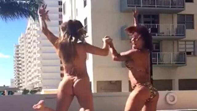 Frida Sofía y Ale Guzmán saltan a la  alberca