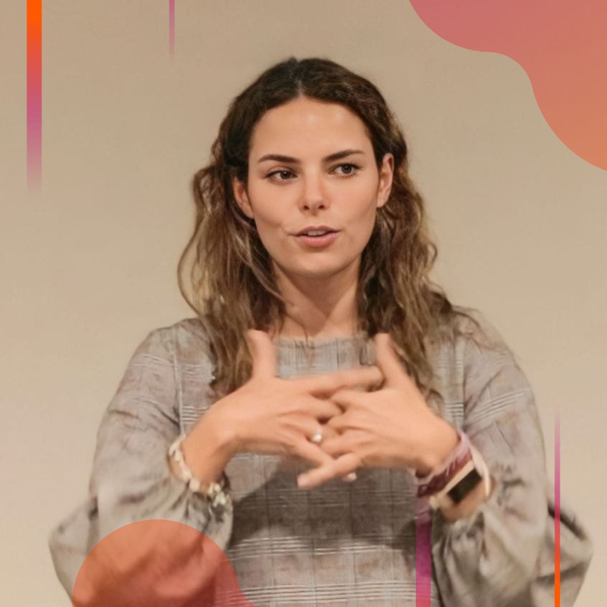 Alejandra Robles Gil es parte del elenco de la novela "Eternamente"