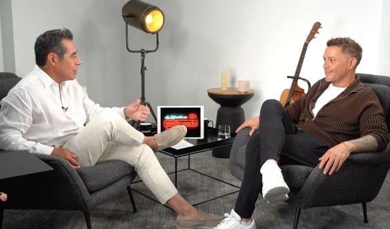 Alejandro Sanz en entrevista con Yordi Rosado