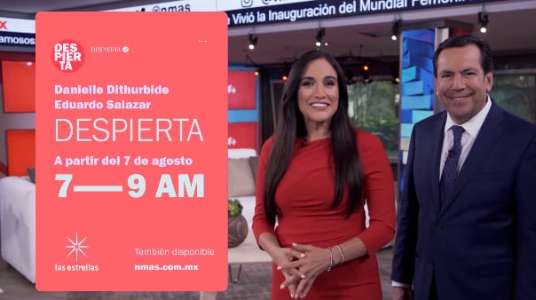Despierta con Danielle Dithurbide tiene cambio de horario en Las Estrellas a partir de esta fecha