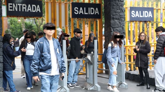 Estudiantes de preparatoria en México.