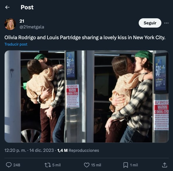 Olivia Rodrigo es captada besando a alguien que no es Robegrill