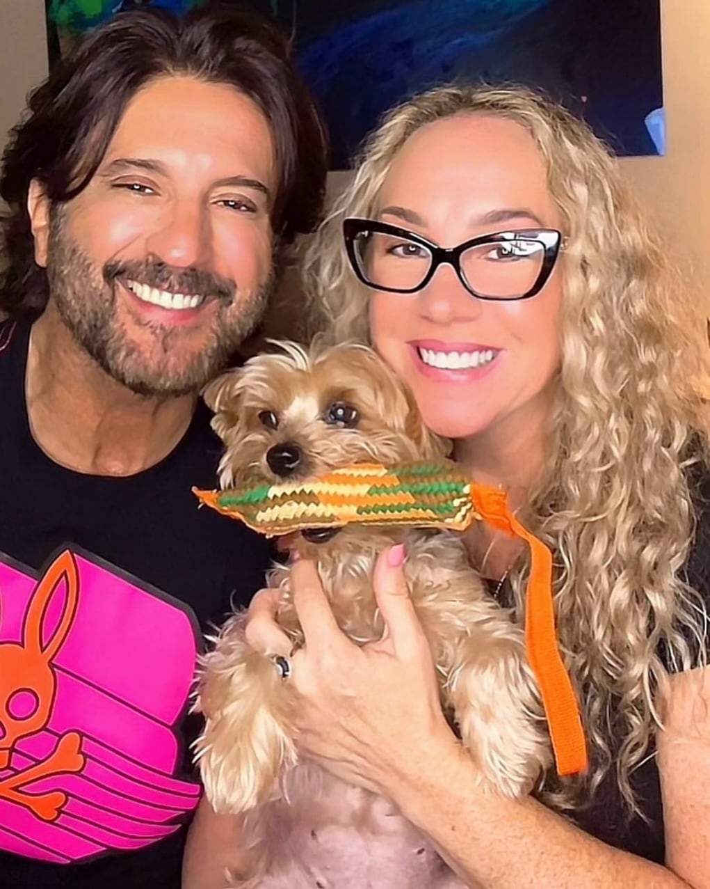 Bobby Larios y su esposa  Evelyn Umpierrez