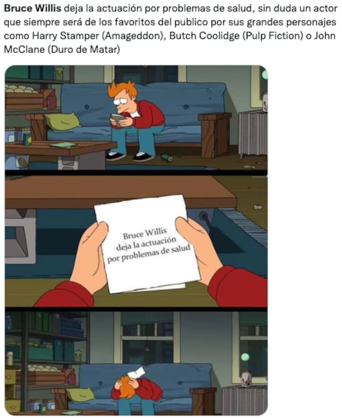 Bruce Willis se retira y provoca reacciones en redes