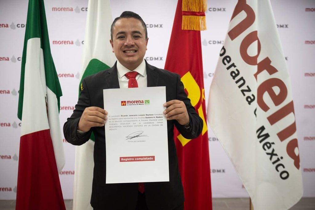Janecarlo Lozano, candidato de Morena a la alcaldía Gustavo A. Madero