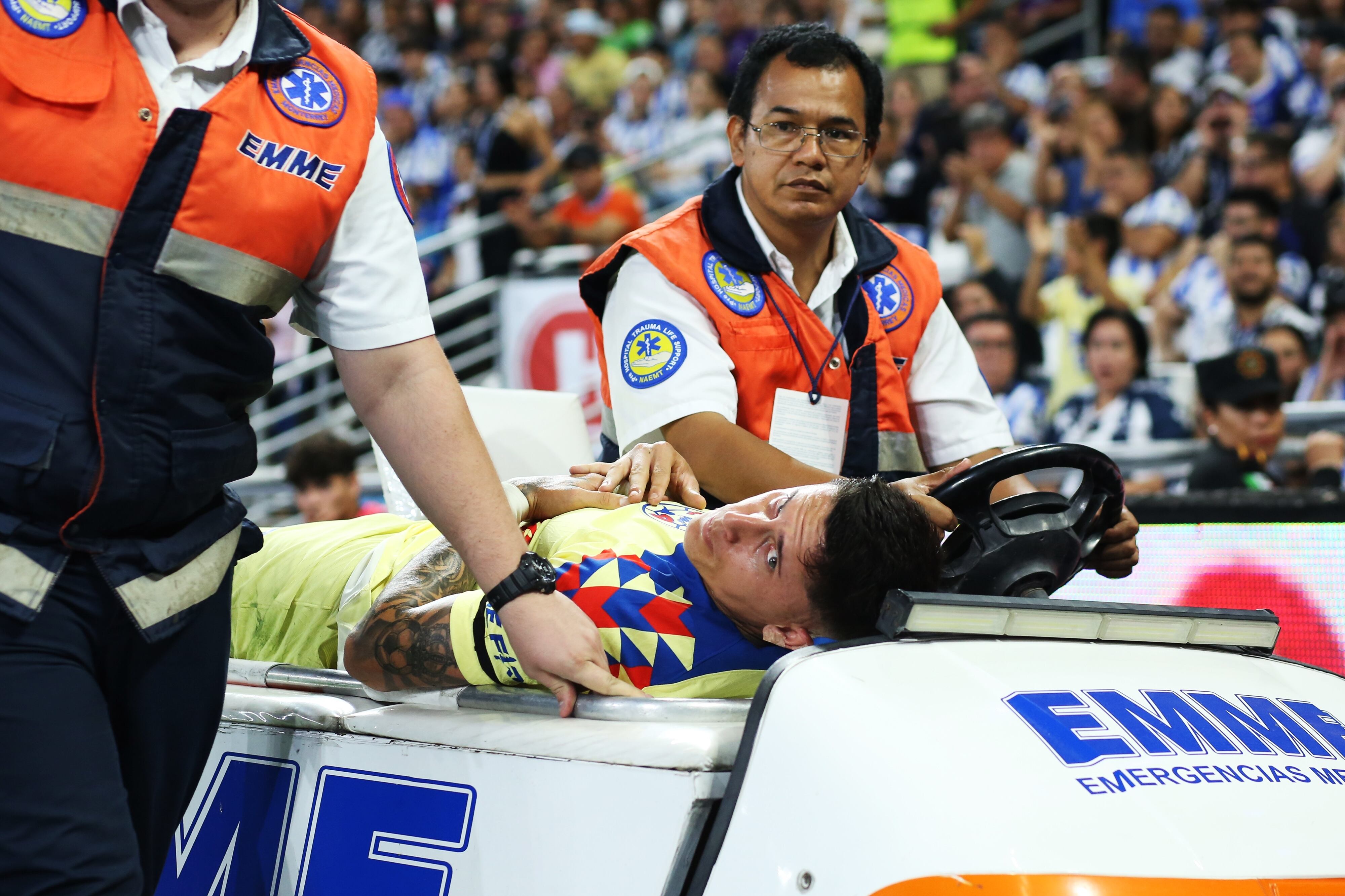 Brian Rodriguez sale lesionado
