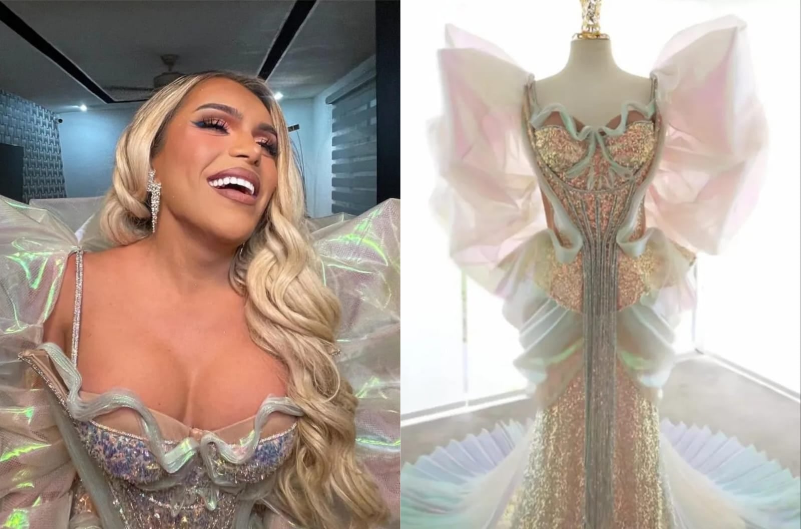 Este es el vestido que Wendy Guevara lució en su fiesta