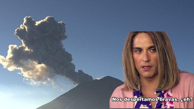 Captan explosión del Popocatépetl