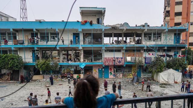Israel bombardea escuela de la ONU en Nuseirat, en el centro de Gaza