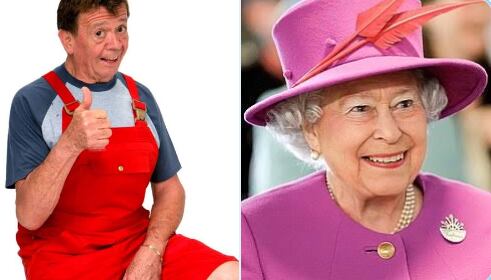 La reina Isabel II y Chabelo