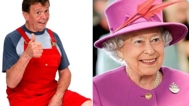 La reina Isabel II y Chabelo