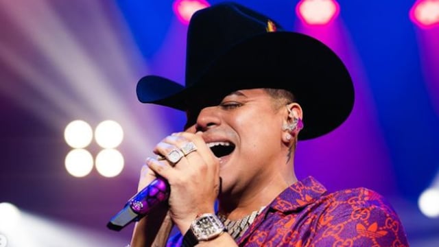 Eduin Caz, cantante de Grupo Firme.