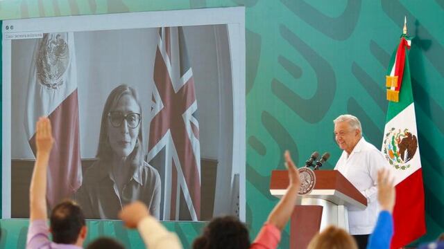 Tatiana Clouthier participa de forma remota en la conferencia mañanera AMLO en Sonora