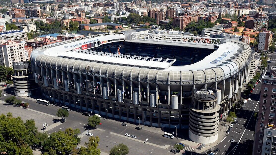 Estadio Santiago Bernabéu.
